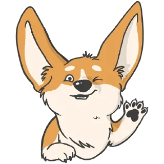 Sticker 😉 CorgiK @lorindragon