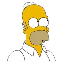 Sticker 😗 Homero By Maximus10M