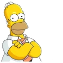 Sticker 😊 Homero By Maximus10M