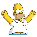 Sticker 😚 Homero By Maximus10M