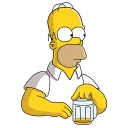 Sticker 🍺 Homero By Maximus10M