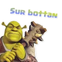 Sticker 👎 Shrek (O`zbekcha stickerlar to`plami)