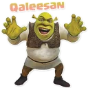 Sticker 😀 Shrek (O`zbekcha stickerlar to`plami)