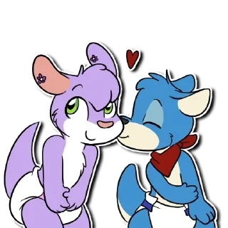 Sticker 💋 Bluey's fav by @FavoriteStickerBot