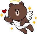 Sticker 😘 Brown & Cony :: @line_stickers