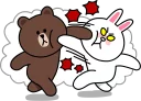 Sticker 😡 Brown & Cony :: @line_stickers