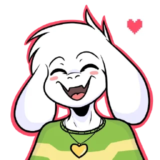 Sticker 😄 Asriel