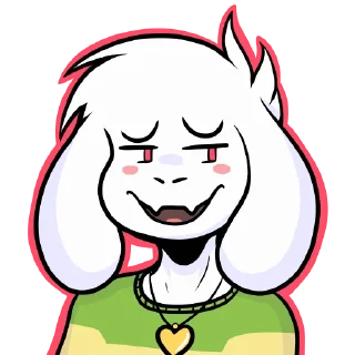 Video sticker 😒 Asriel