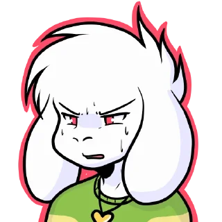 Sticker 😨 Asriel