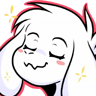 Sticker 😌 Asriel