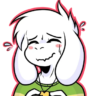 Sticker 😅 Asriel