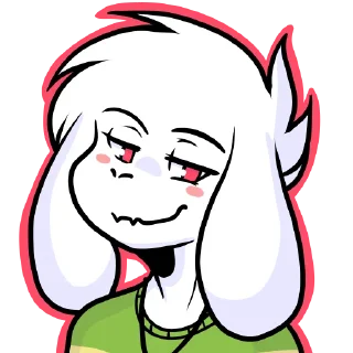 Sticker 😏 Asriel