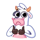 Video sticker 👍 Cow