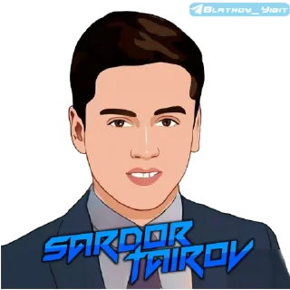 Sticker 🙋‍♂ Sardor Tairov | By: @Blatnoy_Yigit