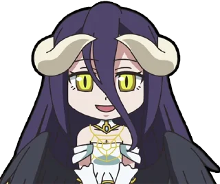 Sticker 😀 Albedo (Overlord)