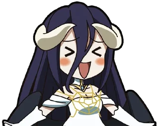 Sticker 😆 Albedo (Overlord)