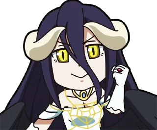 Sticker 😏 Albedo (Overlord)