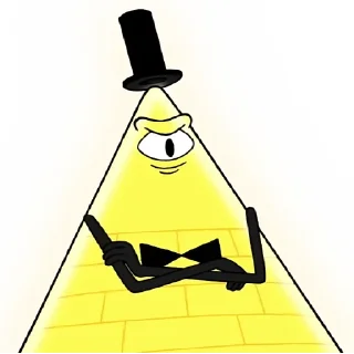 Sticker 😒 Bill Cipher