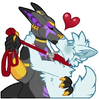 Sticker 💋 Gautreau NSFW - by @SukariDragon