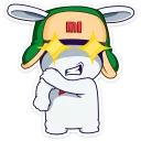 Sticker 😡 Кролик Mi Rabbit @TgSticker