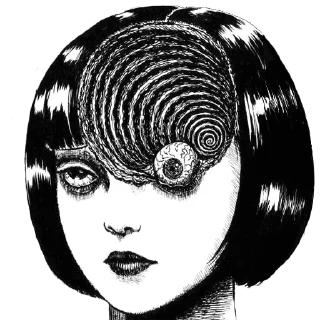 Sticker 🙄 Junji Ito