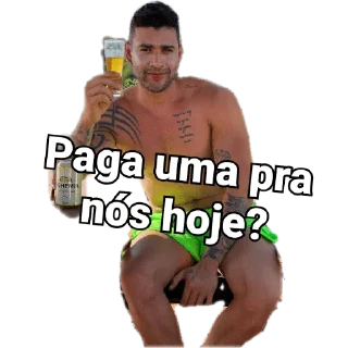 Sticker 🍺 Gusttavo Lima @best_stickers_telegram