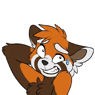 Sticker 😅 MuzzRedPanda