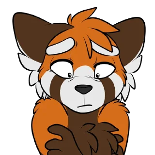 Sticker 😔 MuzzRedPanda