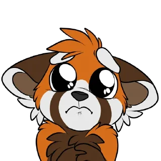 Sticker 🥺 MuzzRedPanda