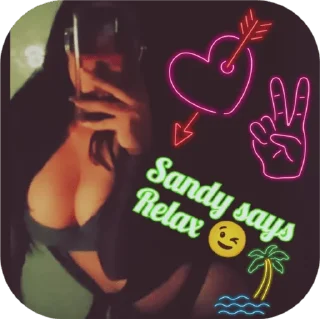 Sticker 😻 Sandra@vegasino