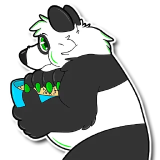 Sticker 🍽 Makoto Panda