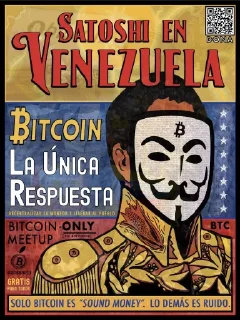 Sticker 🗣 Satoshi en Venezuela