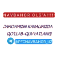 Sticker 😃 PFCNAVBAHOR_UZ