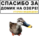 Sticker 🙏 Злая утка