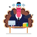 Video sticker 😡 Office Turkey