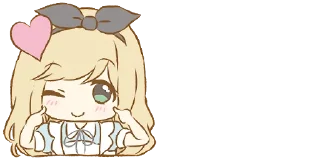 Sticker 😉 Alice Emoji :: @line_stickers