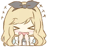 Sticker 🤣 Alice Emoji :: @line_stickers