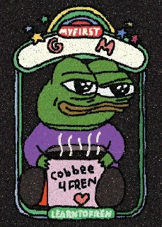 Sticker 🐸 GM, FRENS