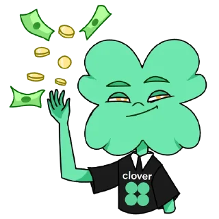 Sticker 😎 Clover