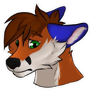 Sticker 😞 VinurTheFox