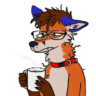 Sticker ☕️ VinurTheFox