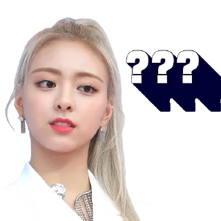 Sticker 🤔 ITZY 유나