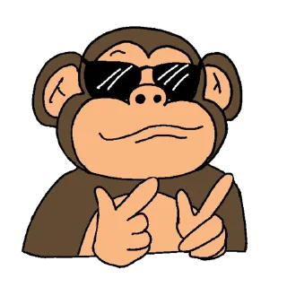 Sticker 😎 Monkeys Business