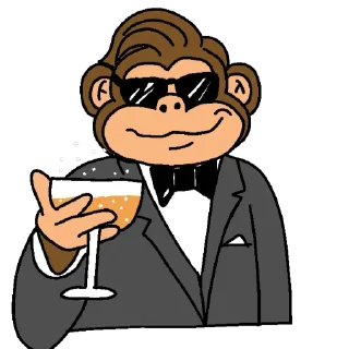 Video sticker 🍸 Monkeys Business