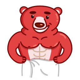 Sticker 💪 Buddy Bear