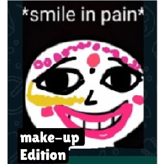 Sticker 🌟 Smile in Pain by @rajashish147 :: @fStikBot