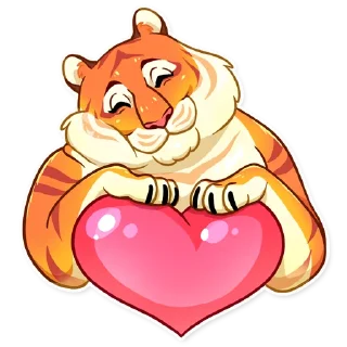 Sticker ❤️ Amur Tiger