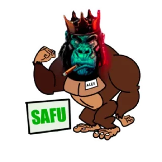 Sticker 😎 DeFi Ape by @stqrapp