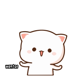 Sticker 🍥 Mochi Cat 1 by @wontae