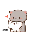 Video sticker 🍥 Mochi Cat 1 by @wontae